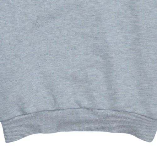 Fila Mens Grey Crew Neck Logo Pullover Sweatshirt XS