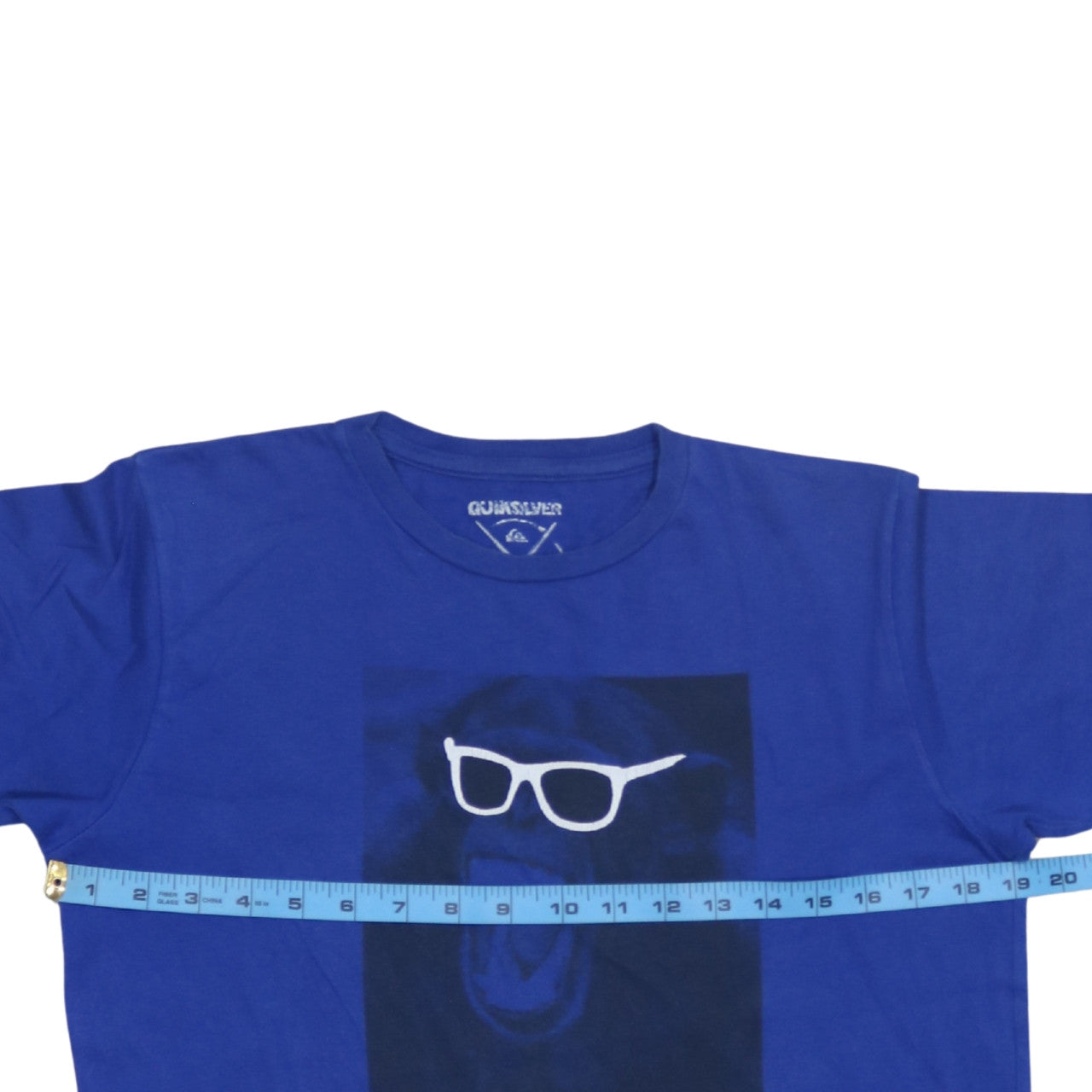 Quiksilver Teens Blue Graphic Monkey RAD! Cotton T-Shirt Size 16
