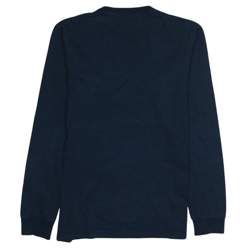 Columbia Men Blue Long Sleeve Outdoor Graphic T-Shirt Size S