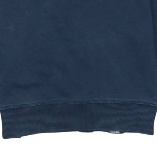 The North Face Men's Blue XS Pullover Sweatshirt Embroidered Logo