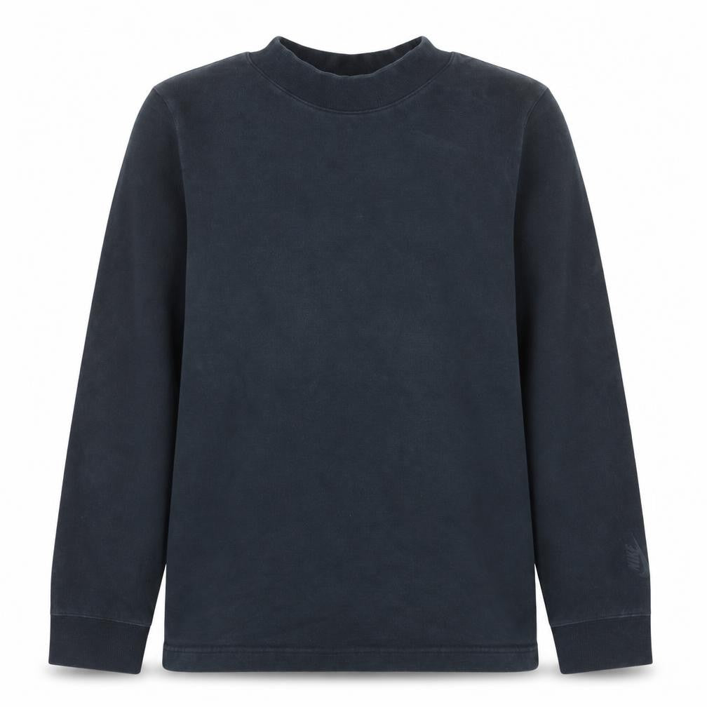 Nike Men’s Blue Mock Neck Sweatshirt Small Regular Fit Pullover