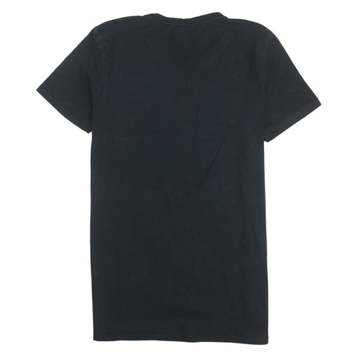 Levi's Men's Black Cotton Crew Neck Short Sleeve T-Shirt M