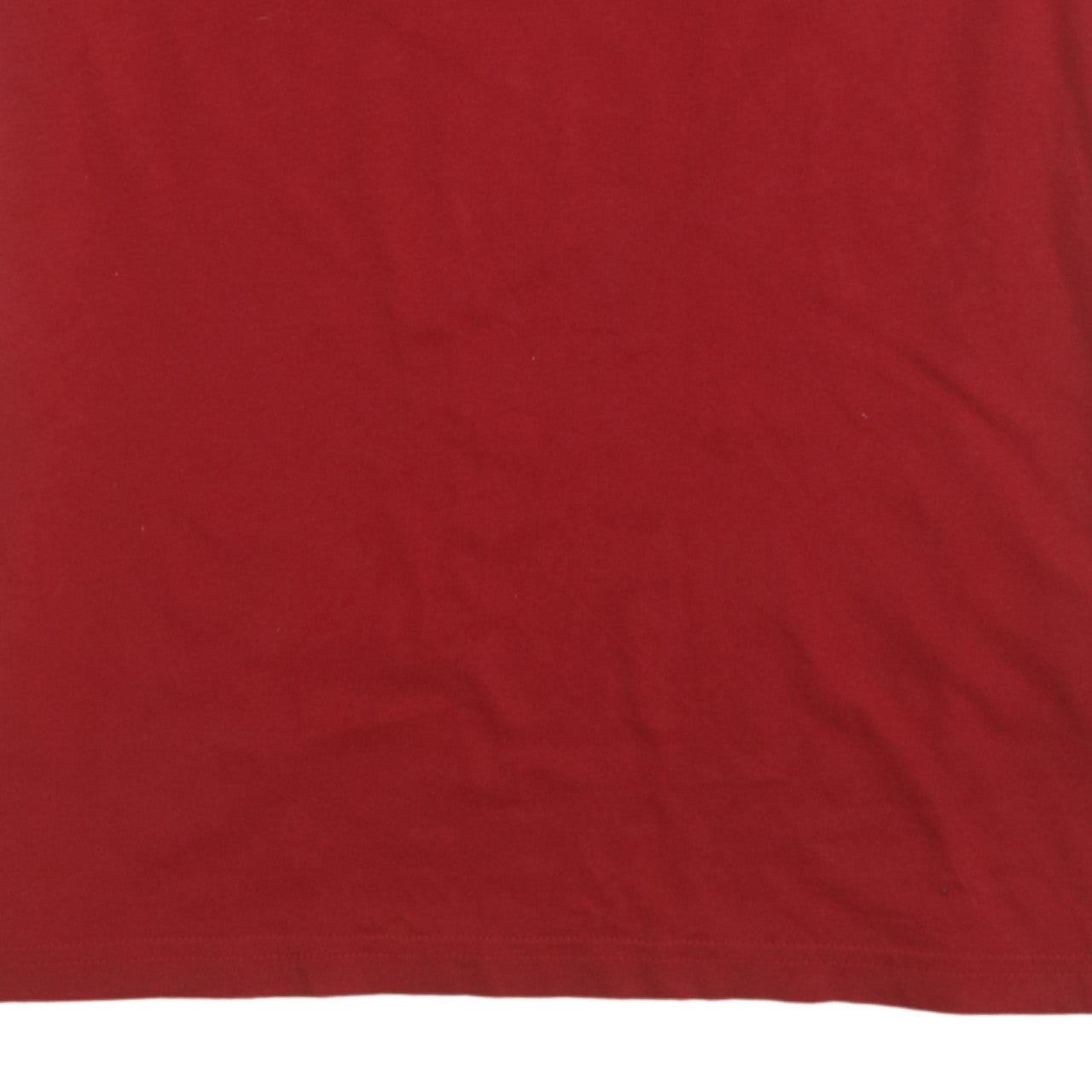 Adidas Men's Red Crew Neck Short Sleeve Classic Cotton T-Shirt - Size M