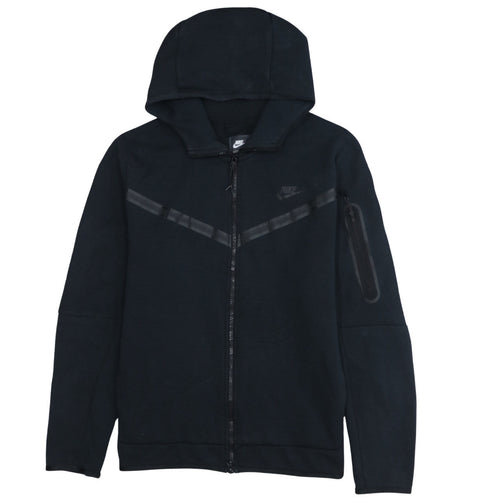 Nike Men's Black Full Zip Hoodie L Regular Fit Sportswear