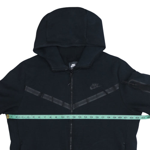 Nike Men's Black Full Zip Hoodie L Regular Fit Sportswear