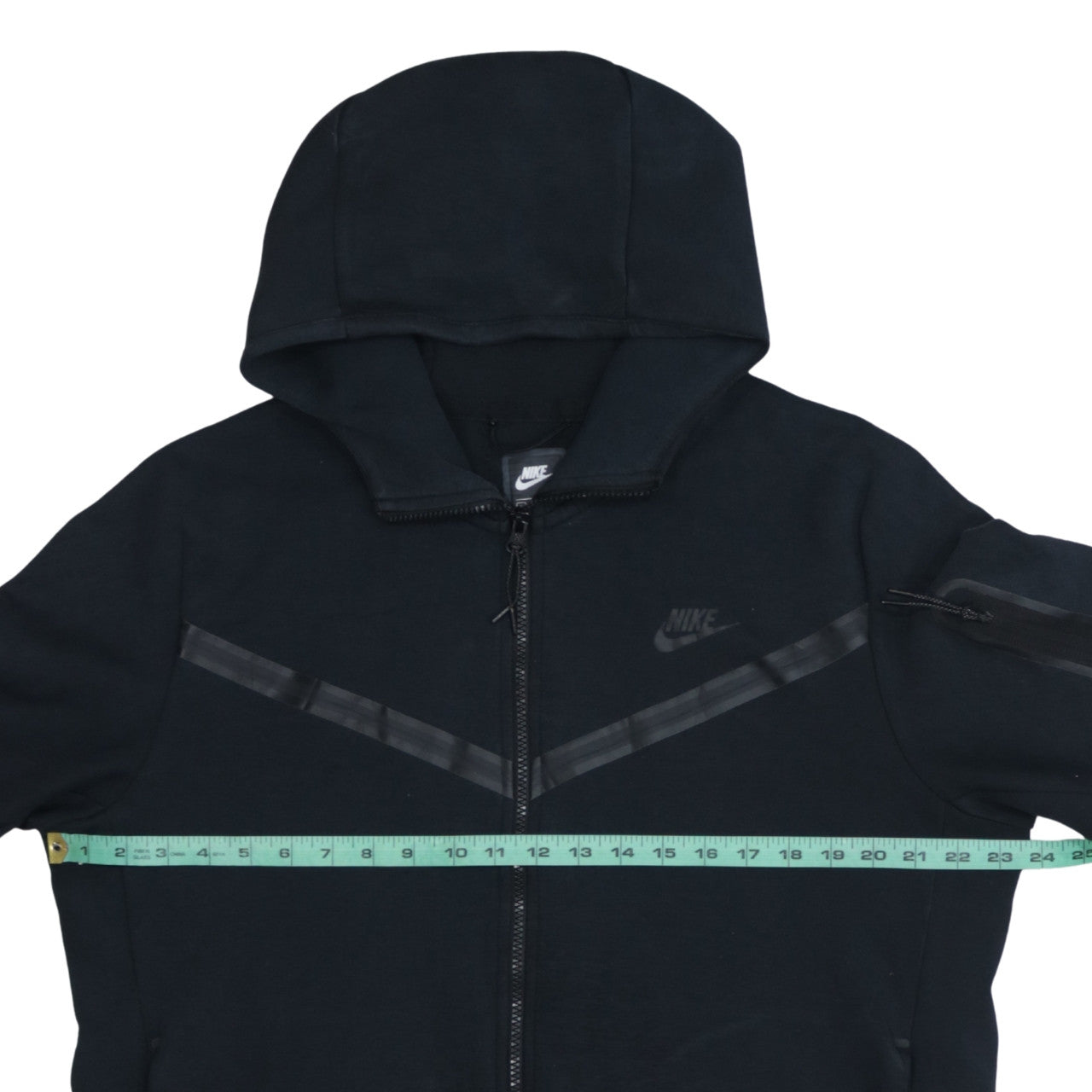 Nike Men's Black Full Zip Hoodie L Regular Fit Sportswear