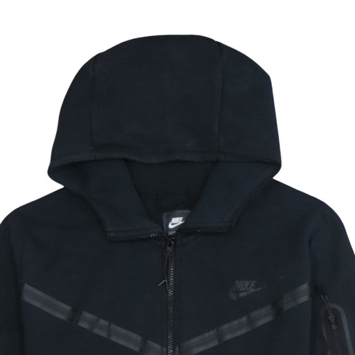Nike Men's Black Full Zip Hoodie L Regular Fit Sportswear
