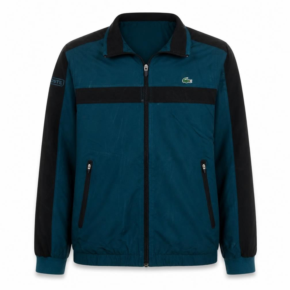 Lacoste Boys Blue Track Jacket Size 16 Years Full Zip Sportswear