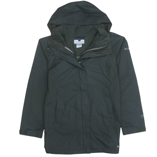 Columbia Womens Green Waterproof Interchange 3-in-1 Hooded Jacket Size M