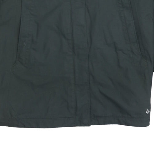 Columbia Womens Green Waterproof Interchange 3-in-1 Hooded Jacket Size M