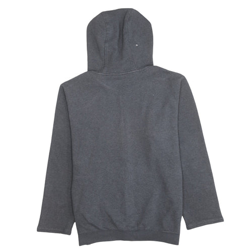Nike Mens Grey Full Zip Hoodie L Fleece Sweatshirt