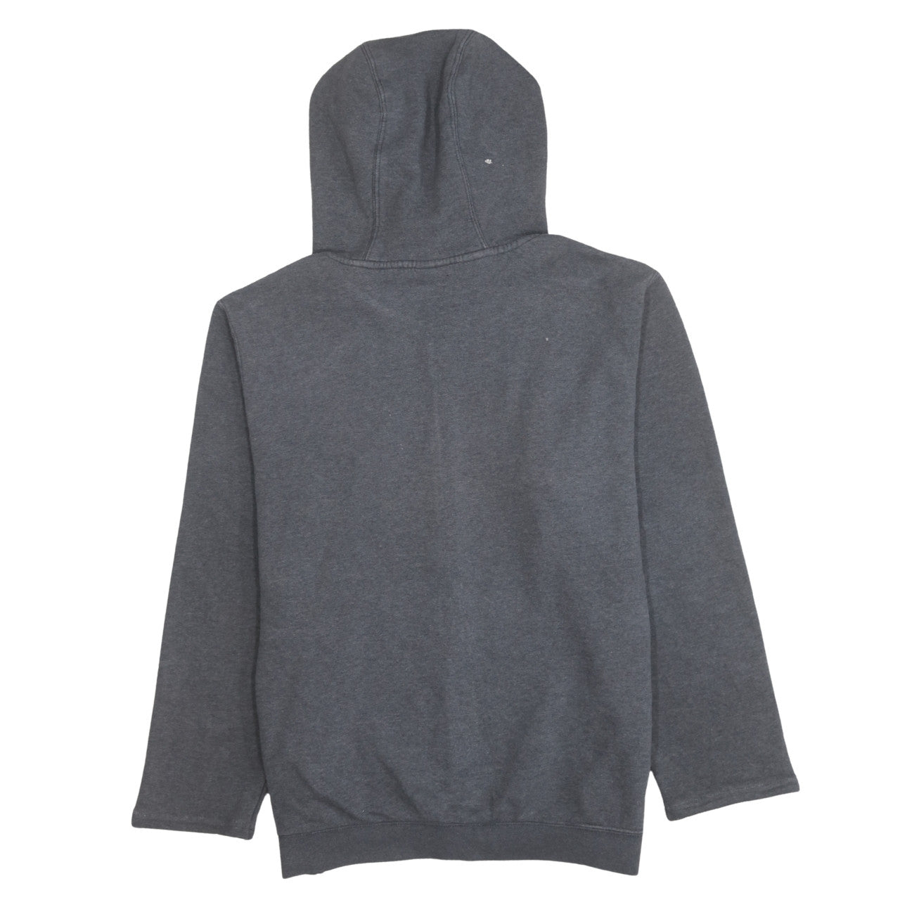 Nike Mens Grey Full Zip Hoodie L Fleece Sweatshirt