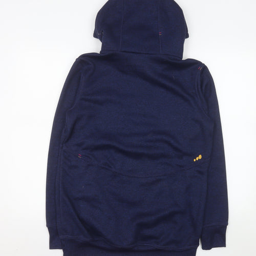 Wed'ze Men’s Blue Pullover Ski Hoodie L Fleece Lined Winter Warm