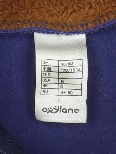 Wed'ze Men’s Blue Pullover Ski Hoodie L Fleece Lined Winter Warm