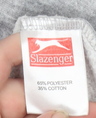 Slazenger Men’s Grey 3XL Full Zip Basic Jacket