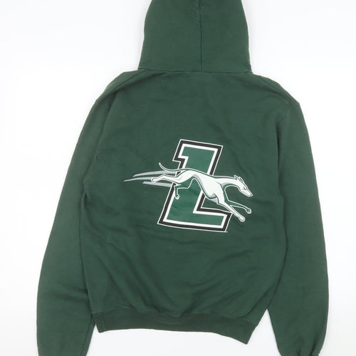 Champion Men Green Loyola University Pullover Hoodie Size S