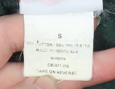 Champion Men Green Loyola University Pullover Hoodie Size S