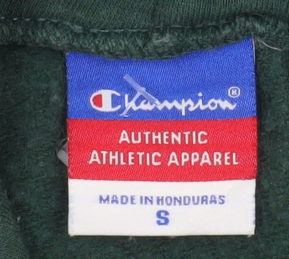 Champion Men Green Loyola University Pullover Hoodie Size S
