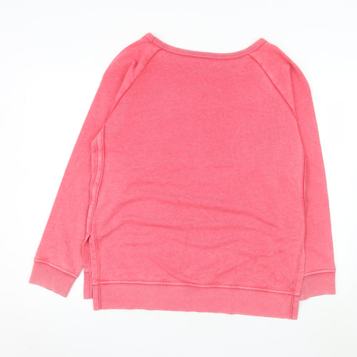 GAP Men’s Pink Pullover Sweatshirt M Cotton Blend Crew Neck