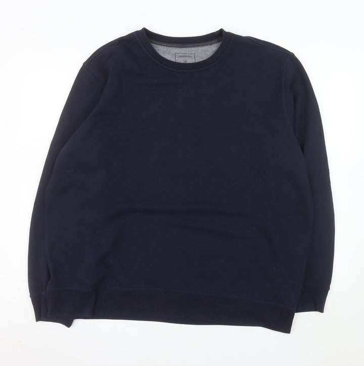 Burton Menswear London Men's Blue 2XL Pullover Sweatshirt