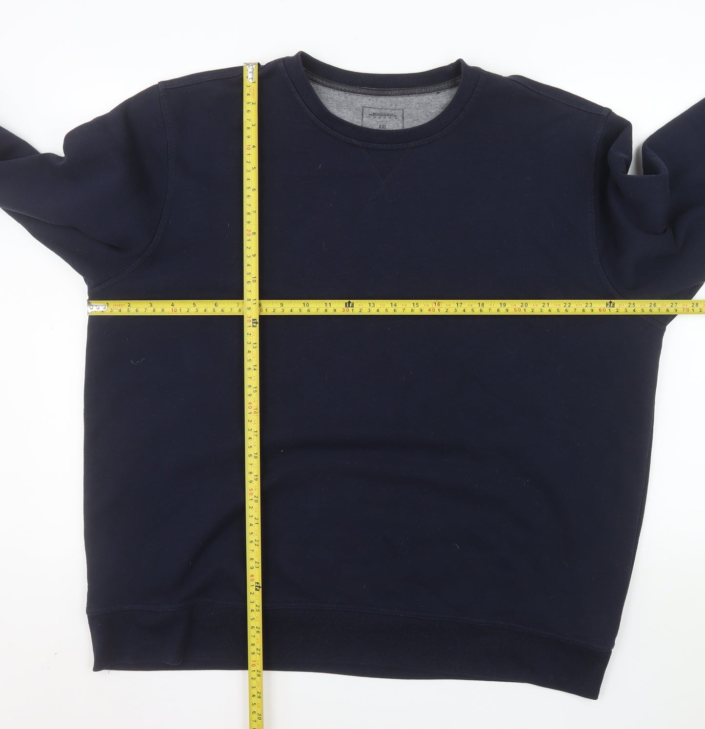 Burton Menswear London Men's Blue 2XL Pullover Sweatshirt
