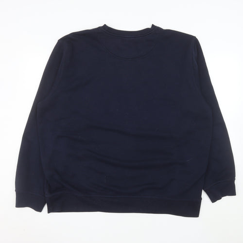 Burton Menswear London Men's Blue 2XL Pullover Sweatshirt