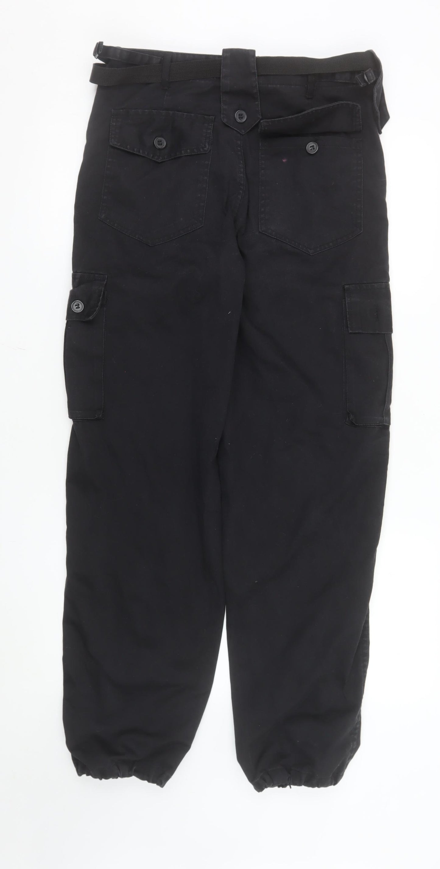Kombat UK Men's Black Cargo Trousers Size 30 Regular Fit