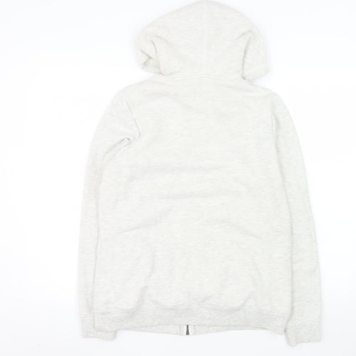 TOG24 Women’s Grey Hooded Full Zip Fleece Lined Jacket Size 10