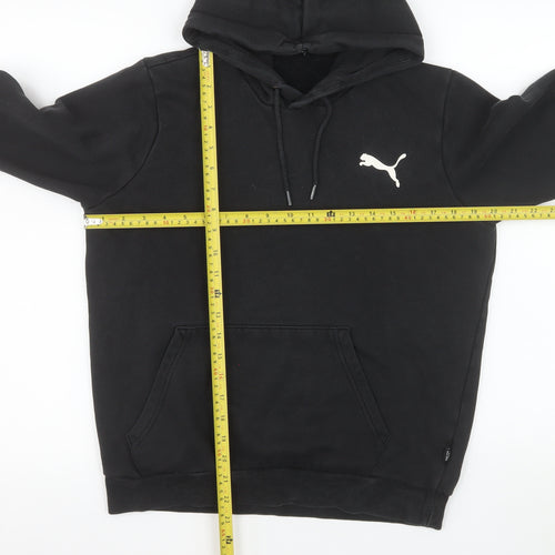 Puma Womens Black Small Pullover Hoodie Sweatshirt