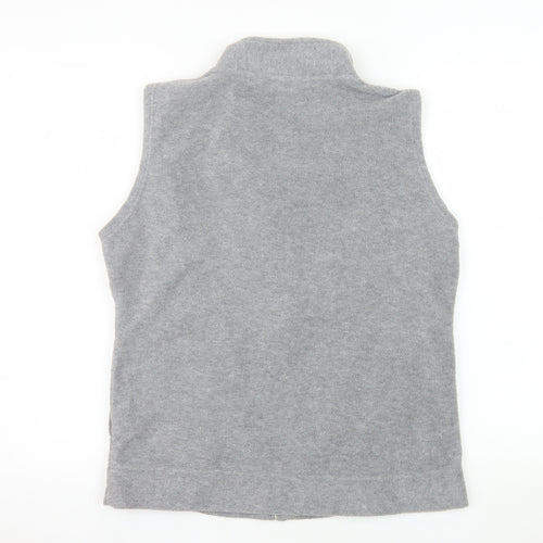 Isle Essentials Women's Grey Fleece Bodywarmer Waistcoat Size 14