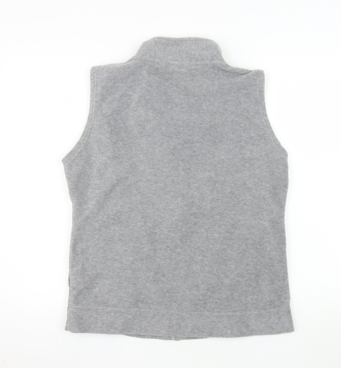 Isle Essentials Women's Grey Fleece Bodywarmer Waistcoat Size 14