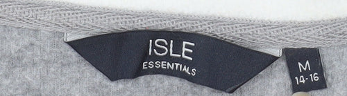 Isle Essentials Women's Grey Fleece Bodywarmer Waistcoat Size 14