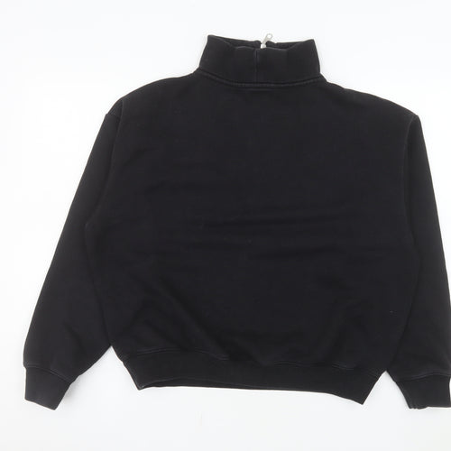 Champion Women's Black 1/4 Zip Pullover Sweatshirt Size M