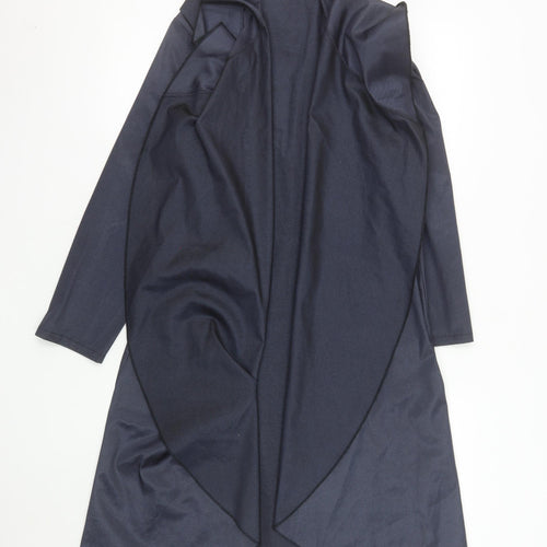 Collection London Women's Blue Long Open Coatigan Size 10