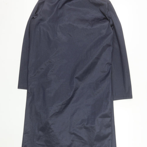 Collection London Women's Blue Long Open Coatigan Size 10