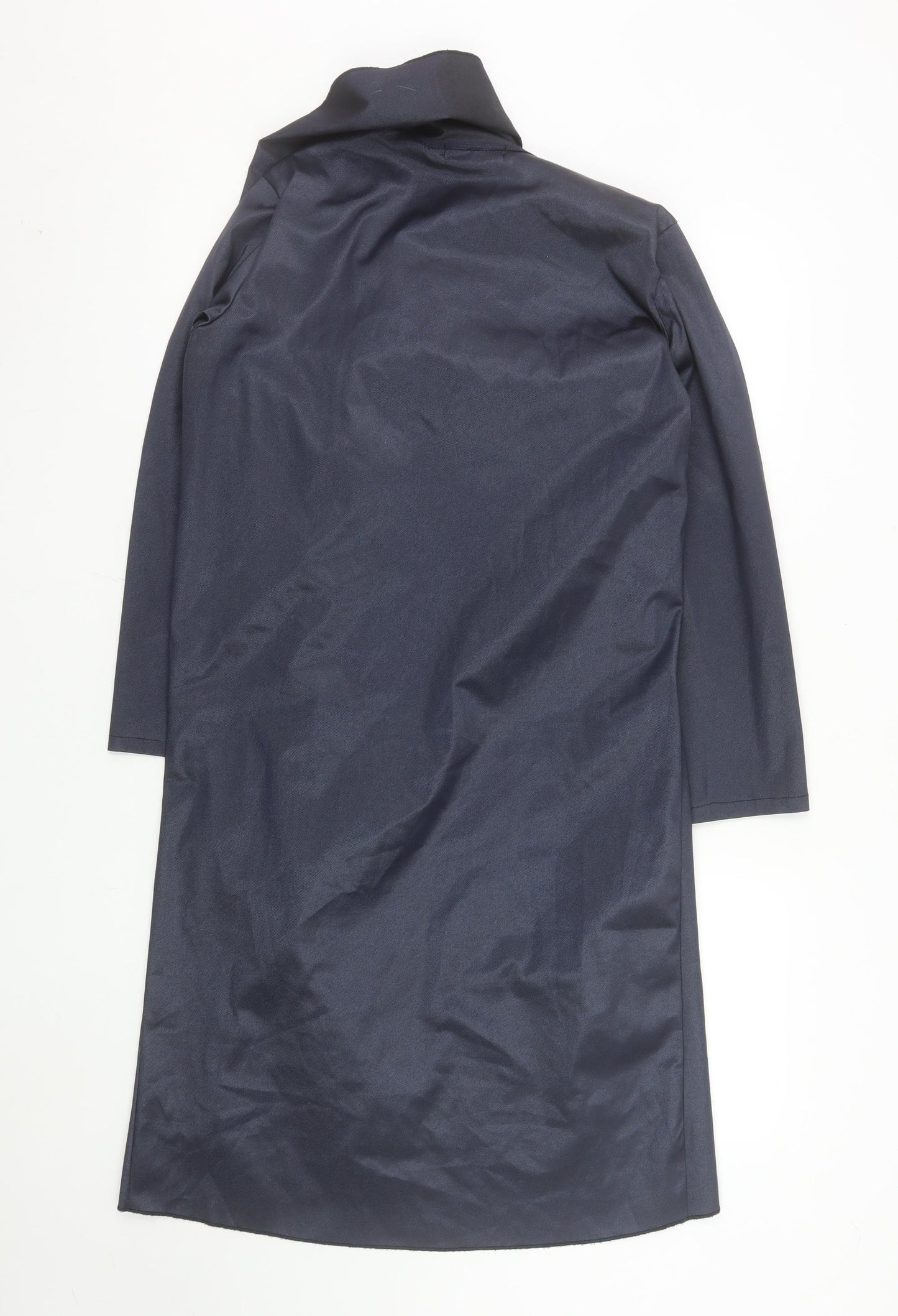 Collection London Women's Blue Long Open Coatigan Size 10