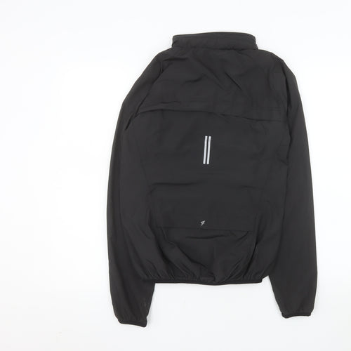 Atmosphere Women's Black Size 8 Lightweight Reflective Windbreaker Jacket