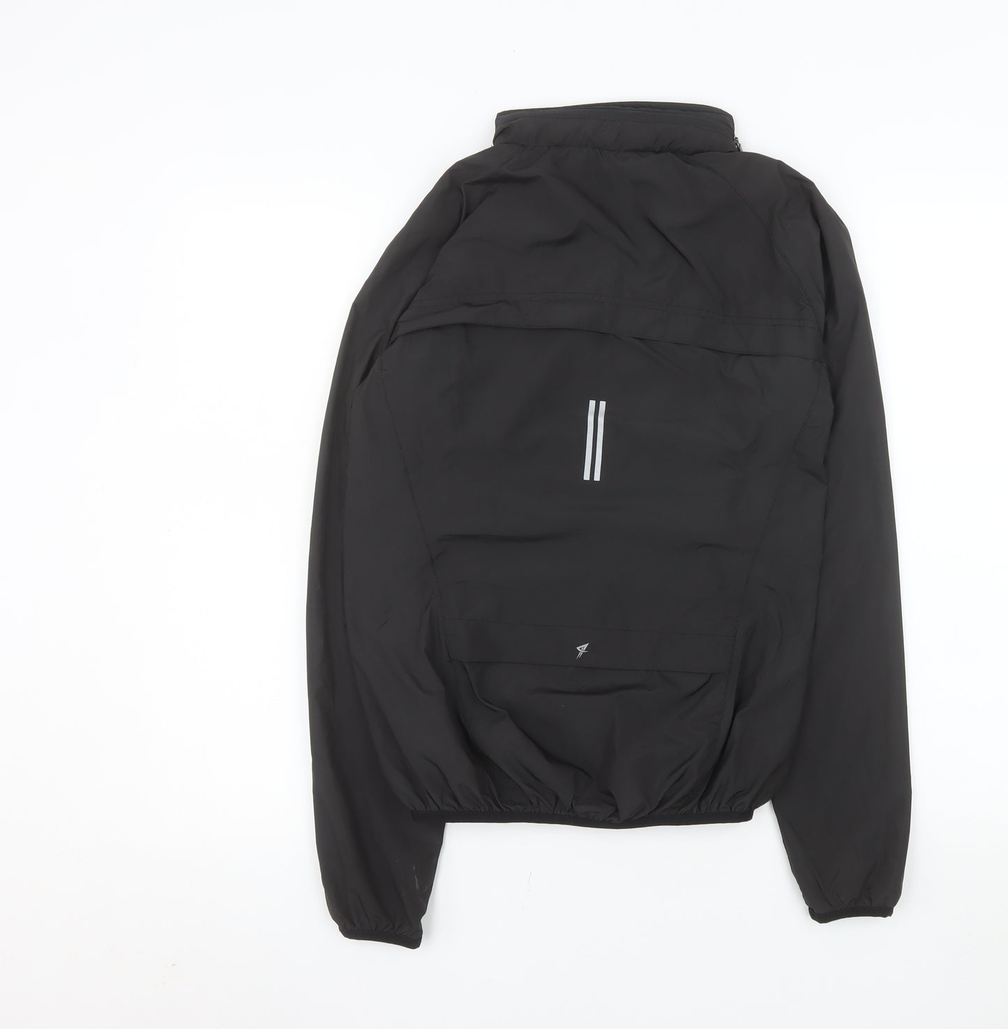 Atmosphere Women's Black Size 8 Lightweight Reflective Windbreaker Jacket