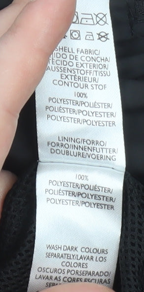 Atmosphere Women's Black Size 8 Lightweight Reflective Windbreaker Jacket