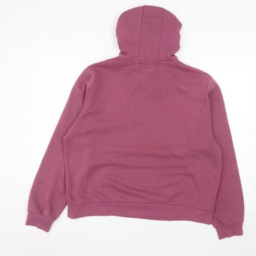 McKenzie Womens Pink Pullover Hoodie UK 12 Relaxed Fit Sweatshirt