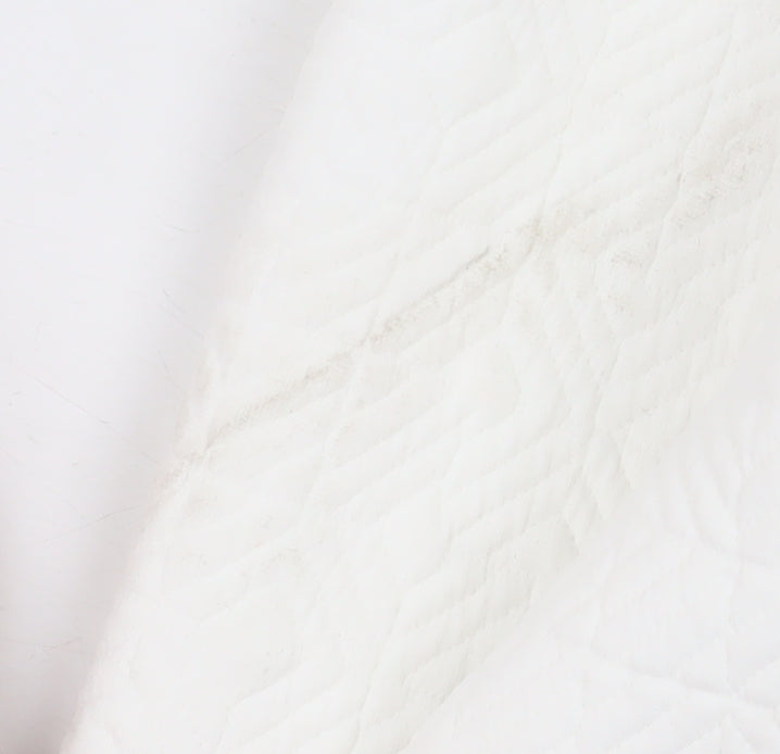 Athleta Womens White Pullover Hoodie Medium Polyester Spandex