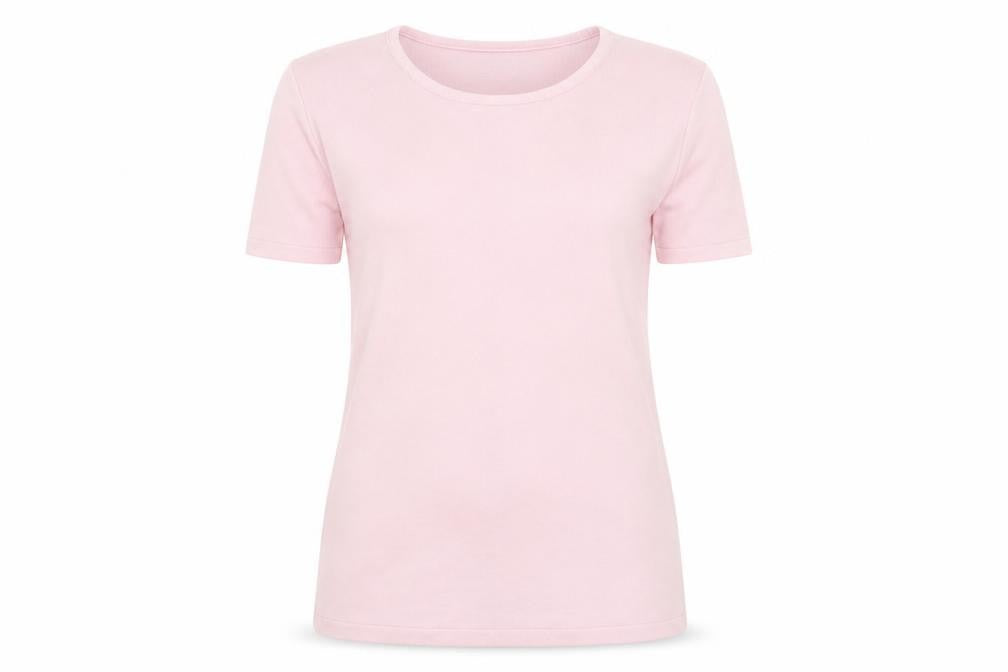 Soon Women's Pink Short Sleeve Acrylic Knit T-Shirt Size 8
