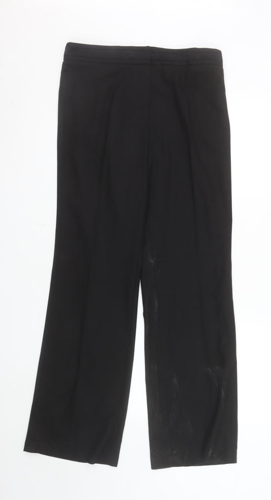 Marks and Spencer Women's Black Size 12 Long Dress Pants