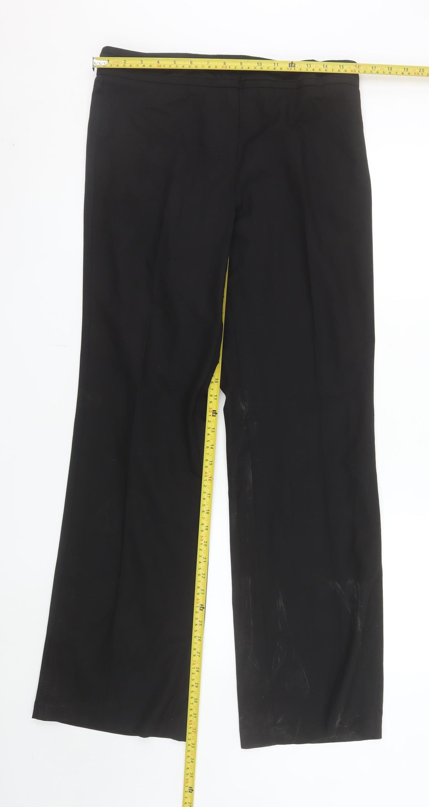 Marks and Spencer Women's Black Size 12 Long Dress Pants
