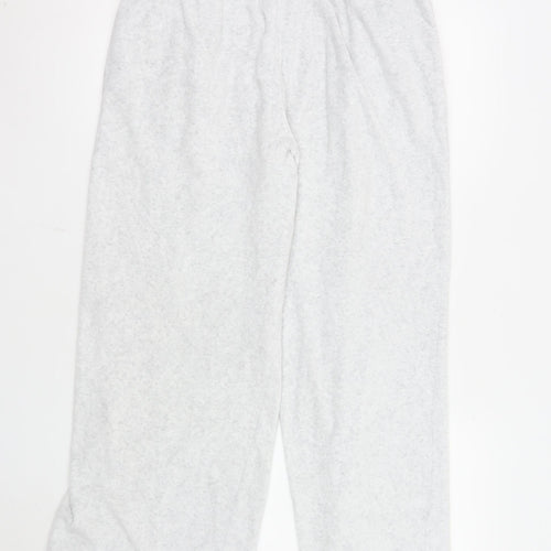 Boux Avenue Womens Grey Cotton Blend Relaxed Sweatpants UK 12