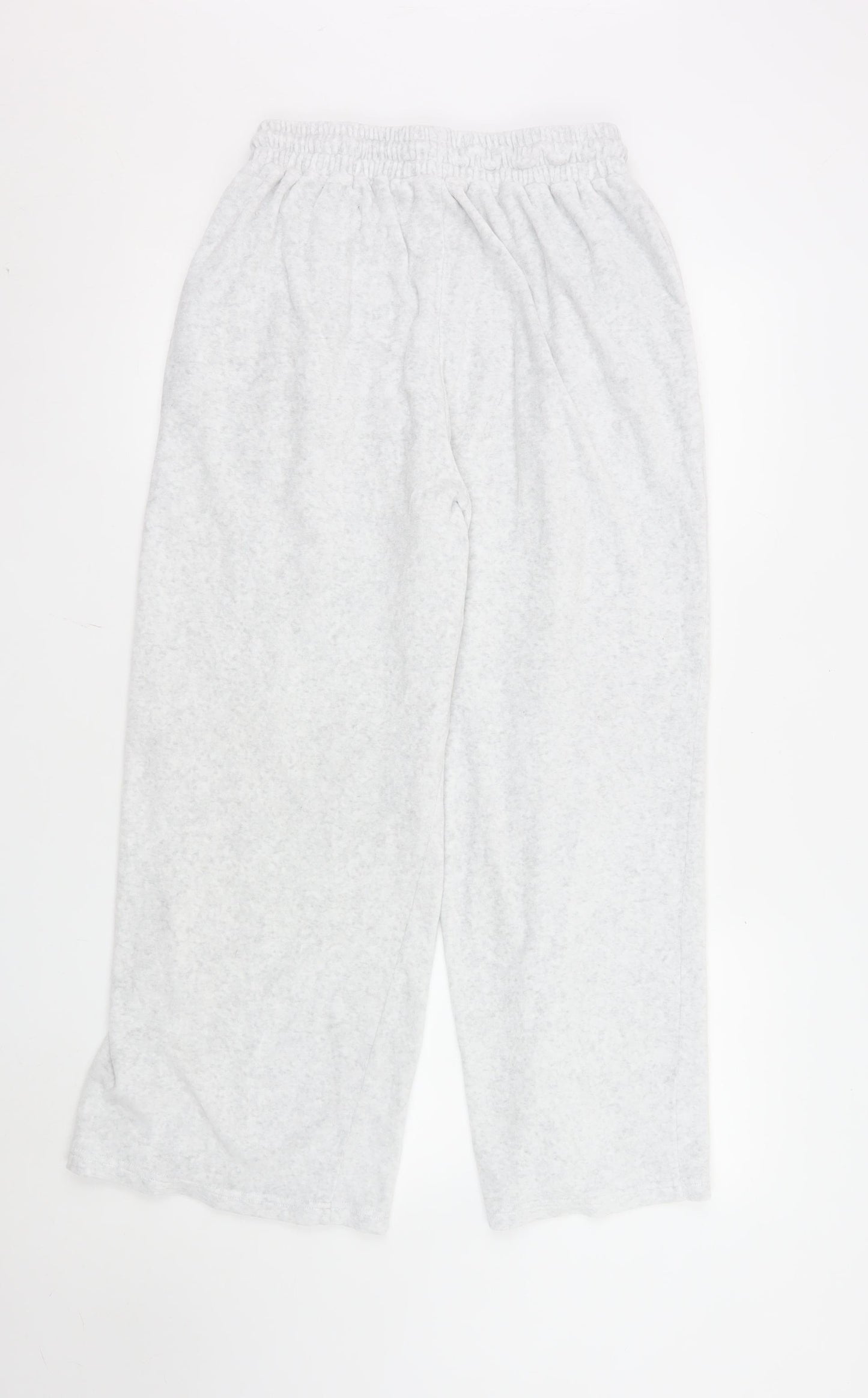 Boux Avenue Womens Grey Cotton Blend Relaxed Sweatpants UK 12