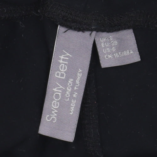 Sweaty Betty Womens Black Jogger Sweatpants Size S Stretch Fleece