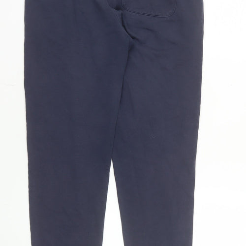 Tommy Hilfiger Boys Blue Jogger Trousers Size 164 Cotton Blend Fleece