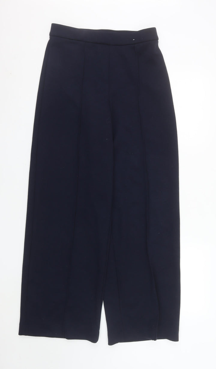 Marks and Spencer Women’s Black Size 10 Tall Straight Leg Trousers