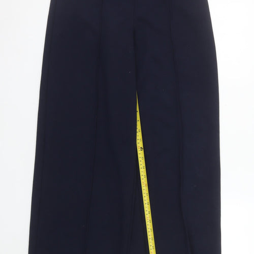 Marks and Spencer Women’s Black Size 10 Tall Straight Leg Trousers